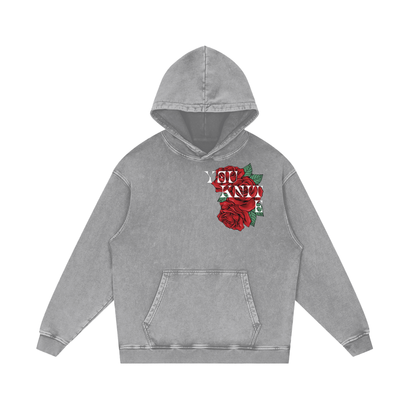 Acid Wash Oversized Hoodie - One World Unity
