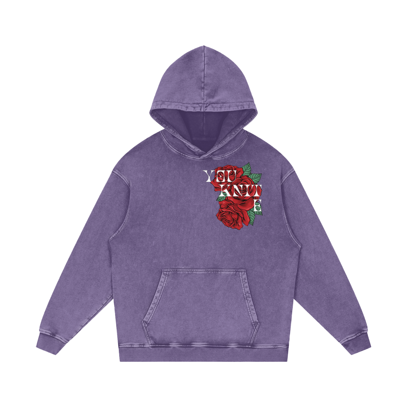 Acid Wash Oversized Hoodie - One World Unity