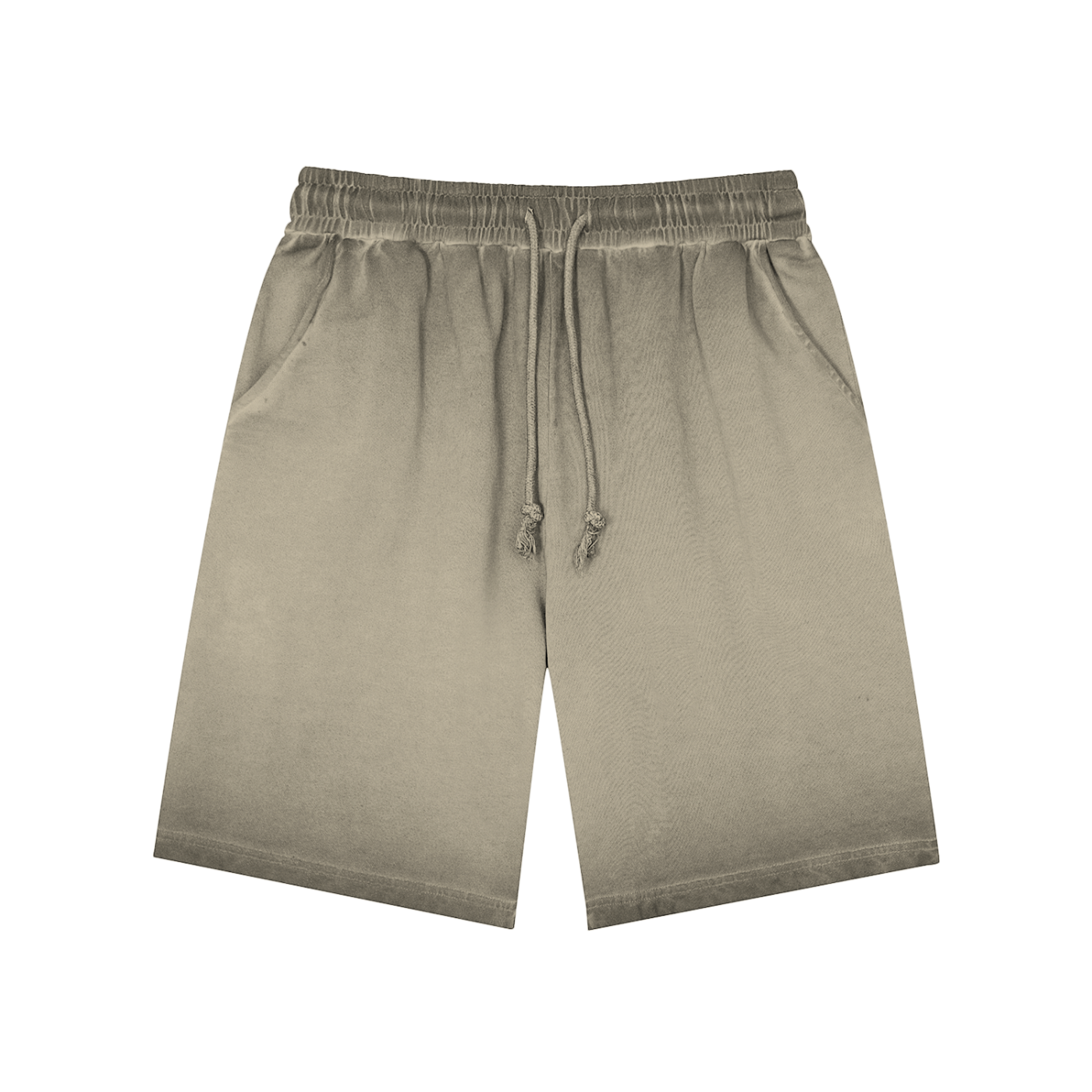 Reverse Dyed Track-Shorts