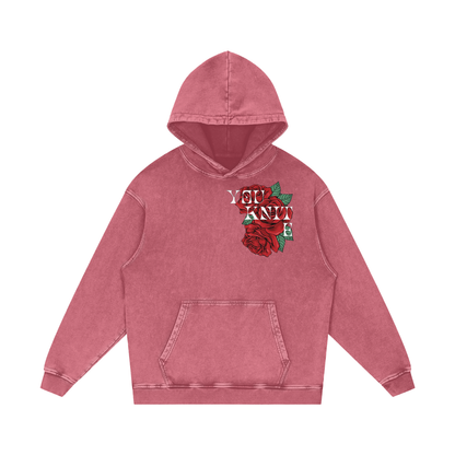 Acid Wash Oversized Hoodie - One World Unity
