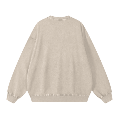 Acid Washed Crewneck - Waheguru