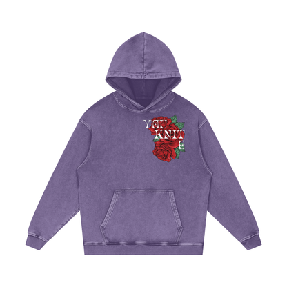 Acid Wash Oversized Hoodie - One World Unity