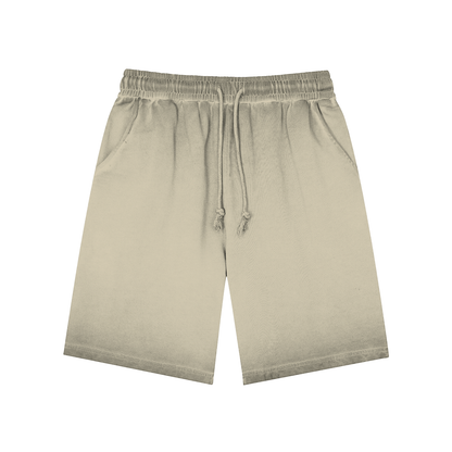 Reverse Dyed Track-Shorts