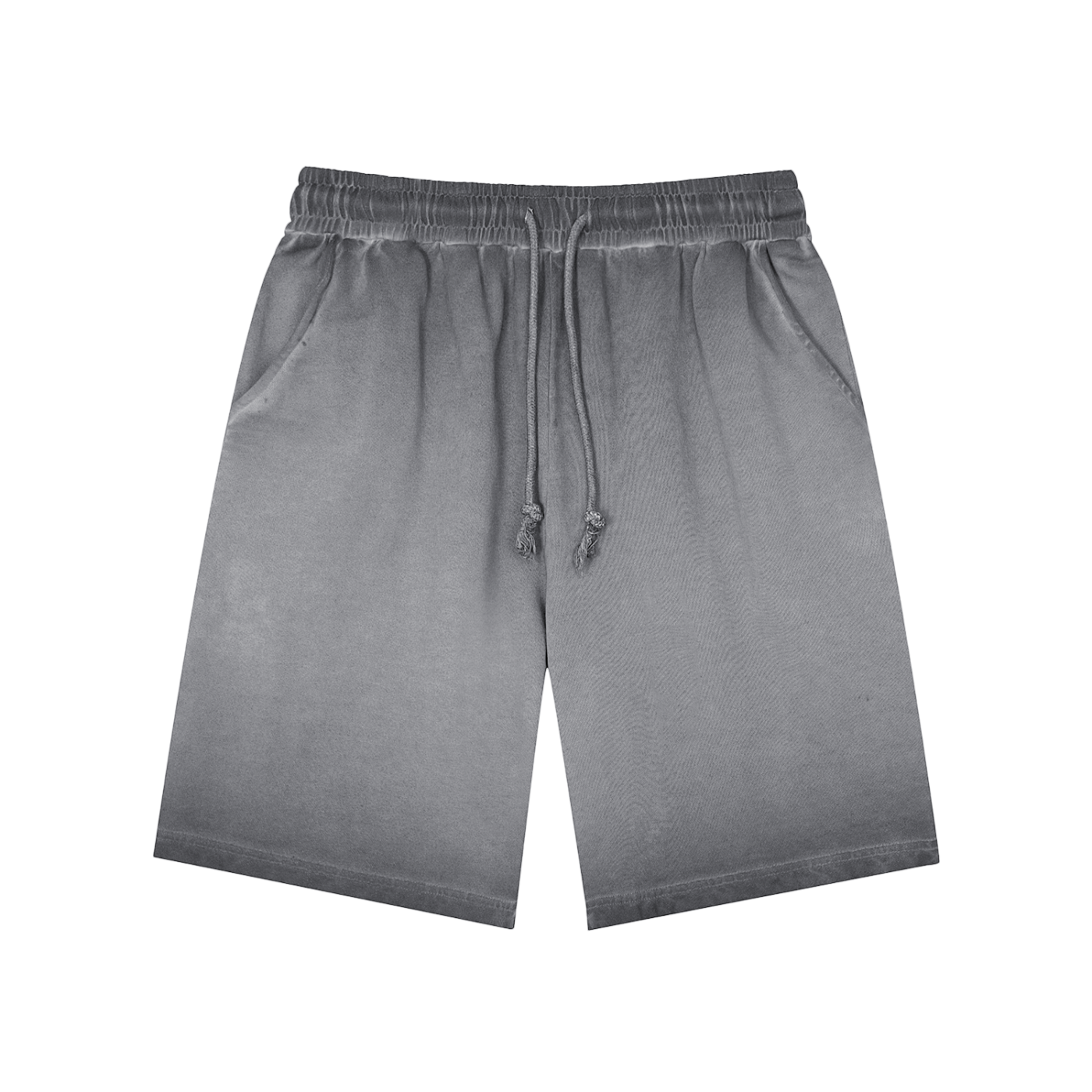 Reverse Dyed Track-Shorts