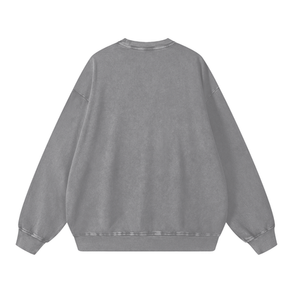 Acid Washed Crewneck - Waheguru