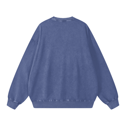 Acid Washed Crewneck - Waheguru