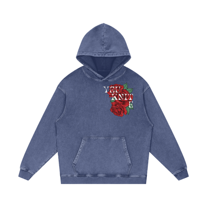 Acid Wash Oversized Hoodie - One World Unity