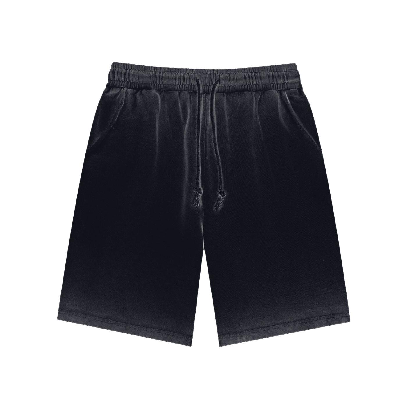 Reverse Dyed Track-Shorts